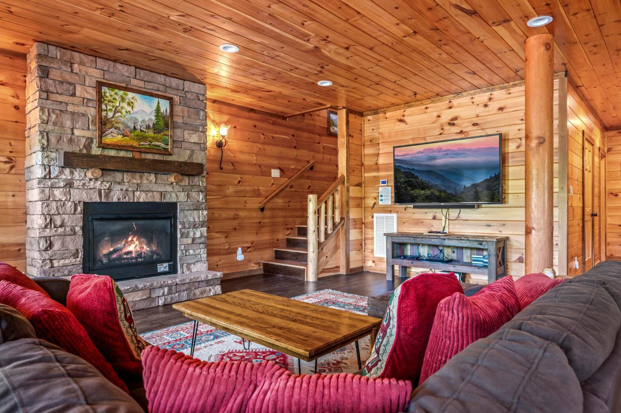 Ridge View Lodge Nature And Mountain View - Hot Tub - Firepit - Yard - Games Gatlinburg Exterior foto